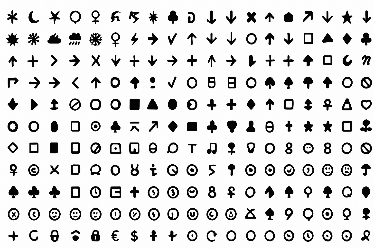 symbols in html
